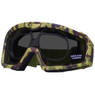 Nuprol Battle Visor RX Protective Airsoft Eyewear with Optical Insert - Camo/Smoked