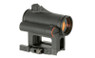 JJ Airsoft ZV-1 Collimator Replica Sight with Low and High Mount in Black