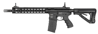 G&G Armament GC16 Warthog 12" GC AEG Airsoft Rifle in Black (ETU + MOSFET)