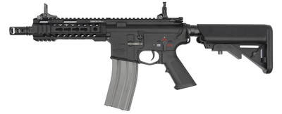 G&G GC16 MPW 7" GC AEG Airsoft Rifle in Black with ETU & MOSFET