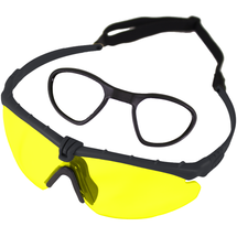 Nuprol Battle Pro RX EN166 Airsoft Glases (Black-Yellow) 