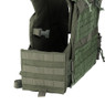 Nuprol IBEX Plate Carrier Tactical Vest in Olive Green
