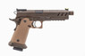 Vorsk Hi-Capa CS Vengeance 5.1 GBB Pistol Bronze & Tan