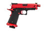 Vorsk Hi-Capa CS Vengeance 3.8 Compact FLEK GBB Pistol Red & Black