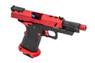 Vorsk Hi-Capa CS Vengeance 3.8 Compact FLEK GBB Pistol Red & Black