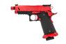 Vorsk Hi-Capa CS Vengeance 3.8 Compact FLEK GBB Pistol Red & Black