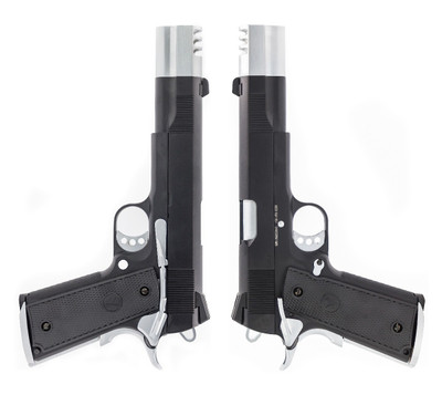 Vorsk VP-X GBB Double Pack GBB Airsoft Pistol Black & Silver