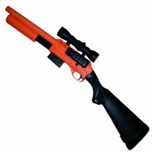 Double Eagle M47A2 Shotgun with solid stock in orange