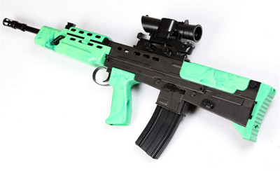 Hfc L85 Sa 80 Replica Bb Gun Rifle In Green Bbguns4less