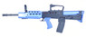 new style L85A1 SA80 type bb gun in blue
