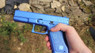 HFC HA-117 BB Gun Airsoft pistol hand gun in blue