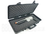 Airsoft gun carry case in Tough plastic mid size in black