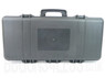 Airsoft gun carry case in Tough plastic mid size in black