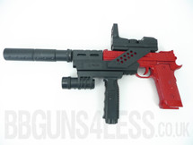 Skyma bb gun pistol with flash light and laser