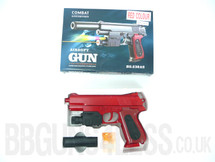 Vigor 238AS spring pistol with light & laser in red