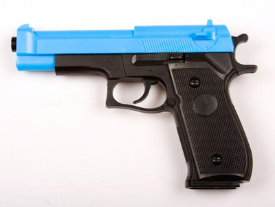 HFC HA-106ub M9 Combat spring BB pistol in Two-Tone blue