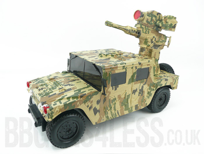 R/C Electric hummer Humvee Battle Vehicle that shoots bbguns4less