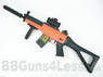 Double Eagle M82 electric bb gun Rifle with Folding Stock in Orange/Black Double Eagle M82 electric bb gun Rifle with Folding Stock in Orange/Black