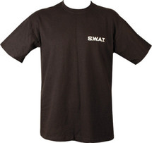 Kombat UK - S.W.A.T T-Shirt - with on the back printing in Black