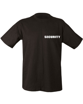 Kombat UK - Security Double Print T-shirt in Black