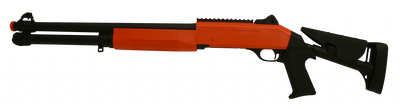 Double Eagle M56DL TRI-SHOT Pump Action Shotgun in Orange/Black