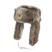 Russian Cossack Hat in Grey