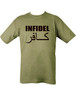 Kombat UK - Infidel T shirt in Green