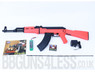 SRC SR47 ak47 Electric Rifle with Accessories in Orange