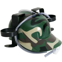 Camouflage Drinking Hat
