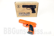 CYMA ZM20 Metal BB Gun Spring Pistol replica in orange