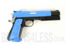 HFC HG-125 Gas powered Pistol with Extended Barrel in Blue