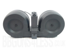 SRC hi cap 2300 round electrical drum mag for src g36 series
