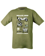 Kombat UK - Willy's Jeep army T-shirt