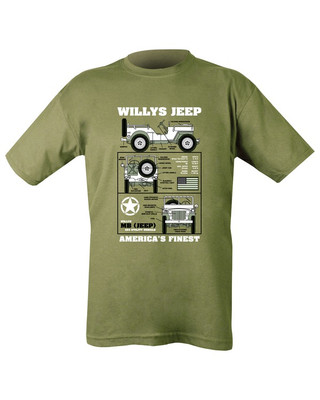 Kombat UK - Willy's Jeep army T-shirt