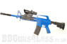 Vigor 8905A Spring Powerd Rifle with Adjustable Stock in Blue