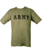 Army T Shirt in Olive Green