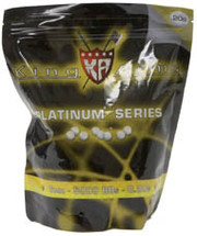 Kings arms platinum series pellets in bag 5000 x 0.20g in white