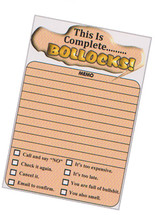 Memo Pad This is Complete Boll*cks