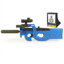 Well D90H Fully Auto P90 replica inc Target In Blue with included target net