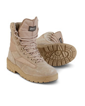Desert Patrol Boots Half Suede Half Cordura for army cadets Military in sand colour