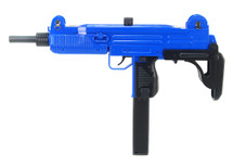 Well D91 UZI Replica Electric BB Gun with Folding Stock in Blue
