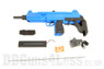 Well D91 UZI Replica Electric BB Gun with Folding Stock in Blue with included accessories