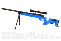 Well MB05 G-22 Sniper rifle in blue with bipod and scope