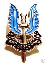 SAS Enamel pin "WHO DARES WINS" badge