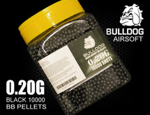 bulldog bb pellets 10000 x 0.20g tub in black