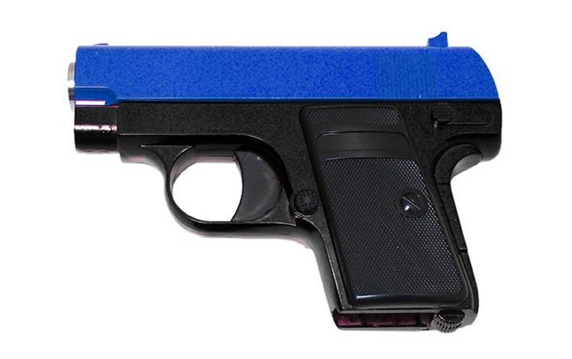 Galaxy G9 Colt 25 replica Full Metal Pistol in blue bbguns4less