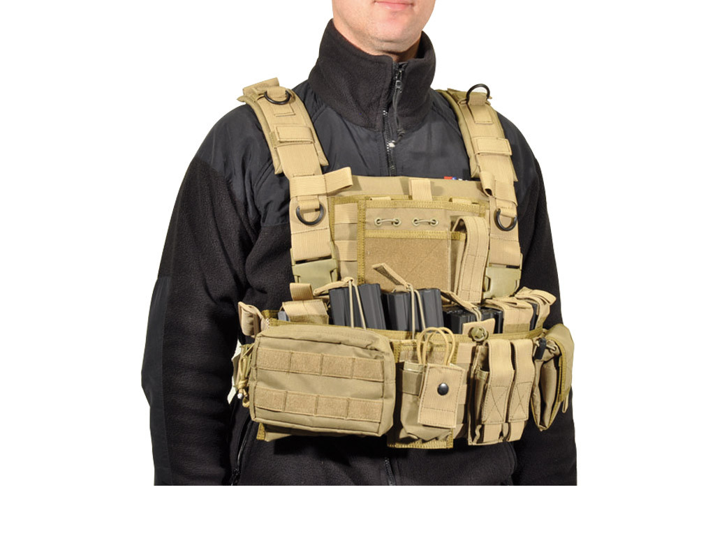 Swiss Arms Tiras tactical vest in tan - bbguns4less