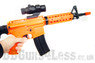 Well D99  Electric BB gun in with mock Scope Orange/Black