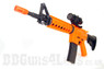 Well D99  Electric BB gun in with mock Scope Orange/Black