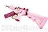 G&G Armament Femme Fatale 16 Electric Rifle with LE Style Stock in Pink/Purple